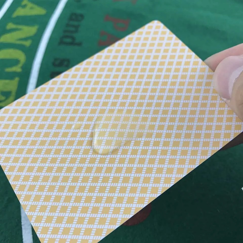 Easytoday 2PcsSet PVC Playing Card Set Texas Poker Cards Plastic Poker Cards Frosted Surface Waterproof Poker Table Games (9)