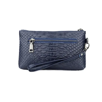 

Ladies Solid Color Light Weighted Bags Women Club Classic Clutch Bag Alligator Pattern Evening Handbag Wrist Leather Purse