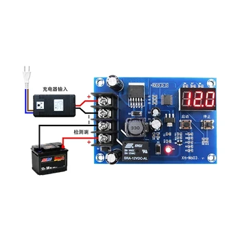 

A5-- XH-M603 Charging Control Module Digital LED Display Storage Lithium Battery Charger Control Switch Protection Board 12-24V