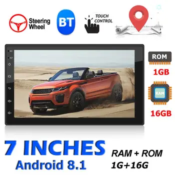 

7 inch 2 din Car Radio Bluetooh Car Stereo mp5 Player 12V 2din Android 8.1 Autoradio GPS Navigation WiFi USB FM Radio Receiver