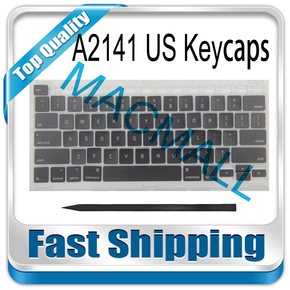 Nuovo A2141 A2289 A2251 Us Spagnolo Francese Tedesco Keycap Keycaps Per Macbook Pro Retina 13 "16" A2141 A2289 A2251 2019 2020 Anni