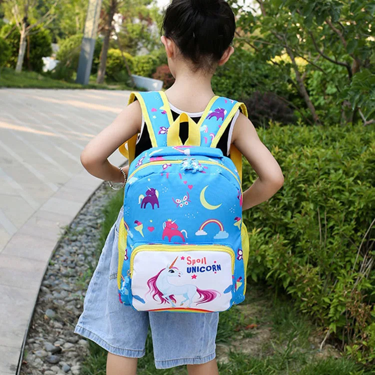 

2019 New Style Korean-style Cartoon Unicorn Children Backpack 4-7-Year-Old Men And Women-Schoolbag