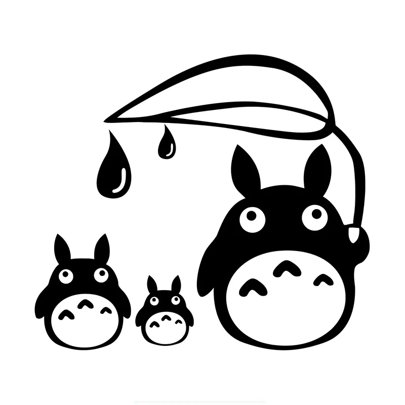 

Car Sticker Motorcycle Decal Cute My Neighbor Totoro Car Funny Decorative Sticker PVC Car Sticker Waterproof, 20cm