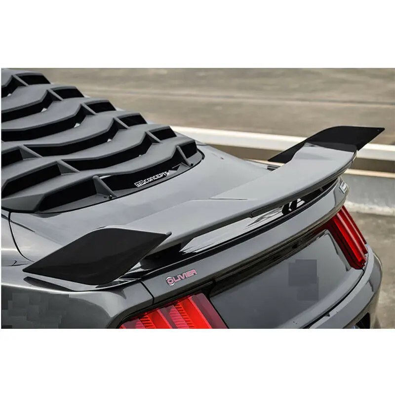 Модификация автомобиля автомобильные аксессуары для Ford Mustang- праймер завод задний багажник крыло спойлер