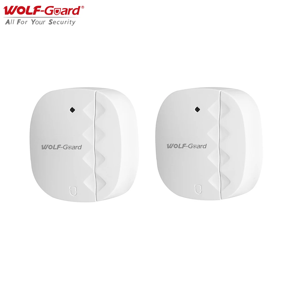 2Pcs Wolf-Guard Wireless Door Sensor Window Magnet Detector Sensitive Parts for Home Security GSM Panel Alarm Burglar System
