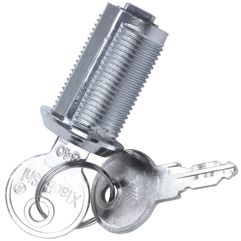 

Door Cabinet Drawer Security Cylinder Cam Lock Camlock w 4 Keys 2pcs