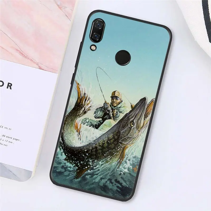 Babaite охота и рыбалка искусство рыбы чехол для телефона для Xiaomi Redmi4X 6A S2 Go Redmi 5 5Plus Note4 Note5 7 Note6Pro