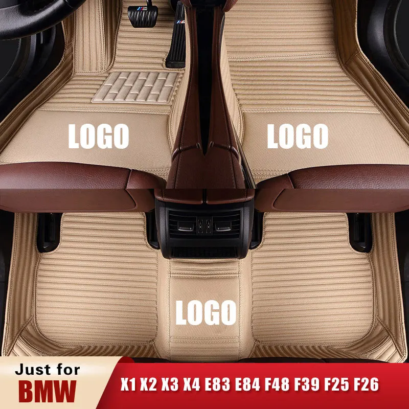 Custom Car Floor Mats For Bmw X1 X2 X3 X4 Xdrive Sdrive E83 E84 F48 F39