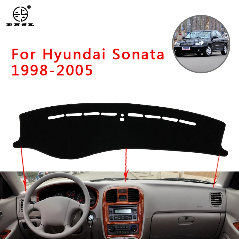 for Hyundai Sonata EF 1998 1999 2000 2001 2002 2003 2004 2005 Anti-Slip Mat Dashboard Cover Sunshade Dashmat Carpet Accessories |