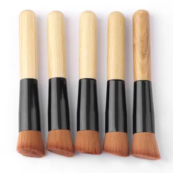 

New Makeup Tools Head Brush Powder Foundation Brush Bamboo Handle Brush