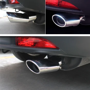 

2x Stainless Steel Exhaust Muffler Tail Pipe Fit For Honda CR-V CRV 2017-2018
