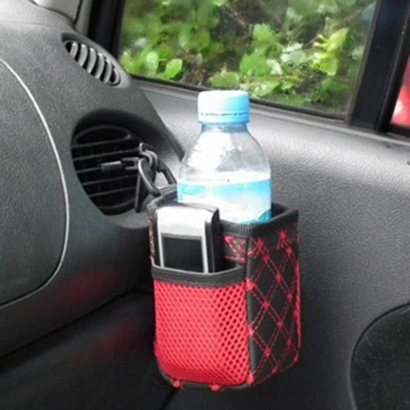 

Car Pouch Bag Mesh Holder Pocket Air Vent Mobile Phone Debris Storage Organizer