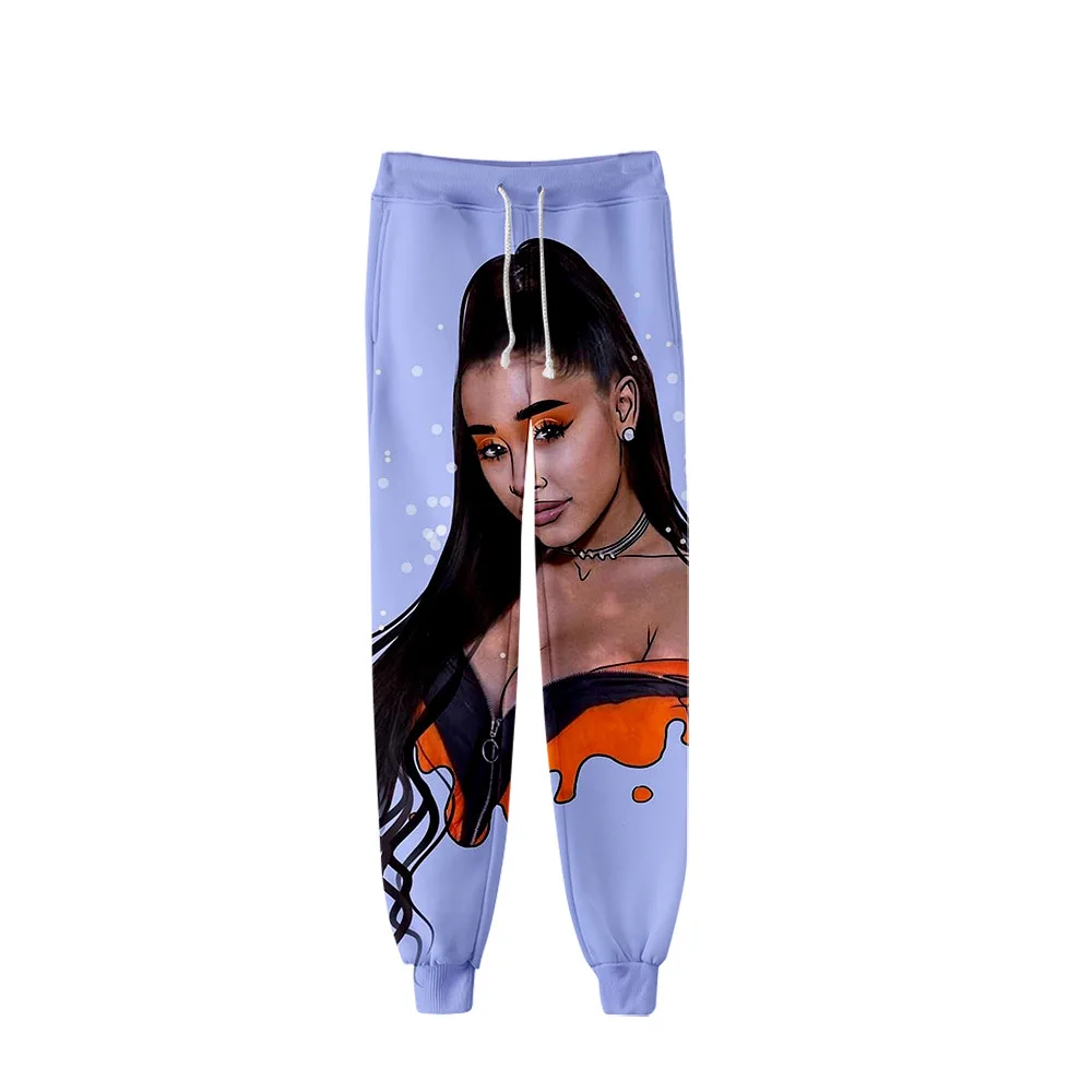 Стиль Горячая Распродажа Западная мода Ariana_grande цифровая печать 3D лодыжки окаймленные брюки