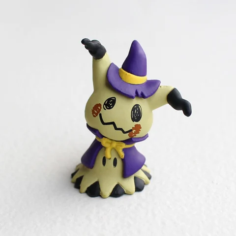 TAKARA TOMY покемонов 5 шт./компл. 4,5 см Mimikyu Пикачу Rowlet Косплэй Аниме фигурки героев модель игрушки для детей