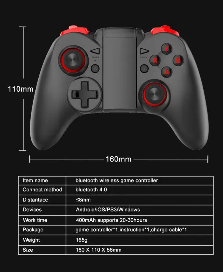 BEESCLOVER Bluetooth геймпад игровой контроллер для телефона ПК телефона планшета PUBG