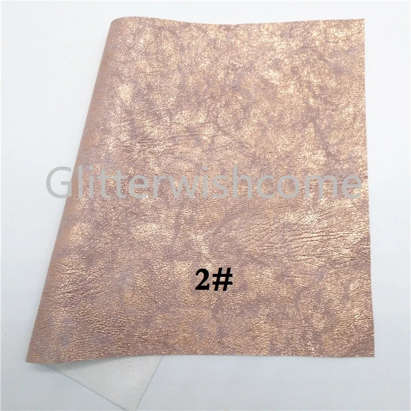 Glitterwishcome 21X29 см A4 размер винил для бантов металлик искусственная кожа ткань, искусственная кожа листы для бантов, GM478B