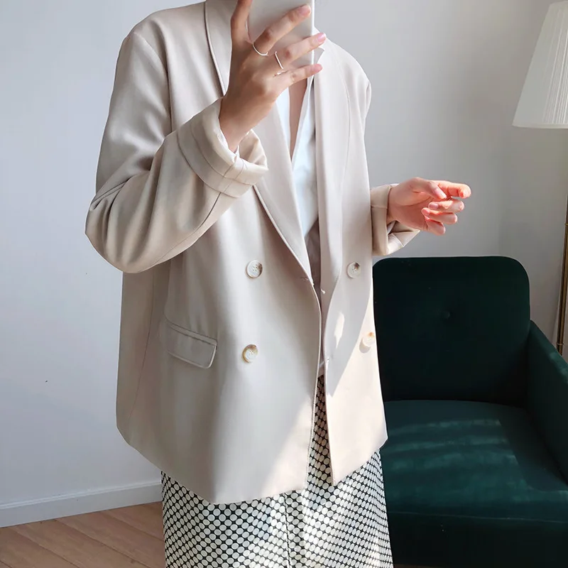 

Lu xi Small Suit Coat Women's Korean-style Loose-Fit 2019 Autumn Clothing New Style Fashion Casual Blazer 502
