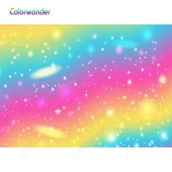 

The colorful universe twink twink little star Children Birthday Party Backdrop Photography Background For Photo Studio Wedding