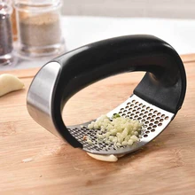 Чесночный Пресс из нержавеющей стали Чеснок измельчитель кухонный овощной нож чеснокодавилка пресс Мясорубка кухонные инструменты приспособление