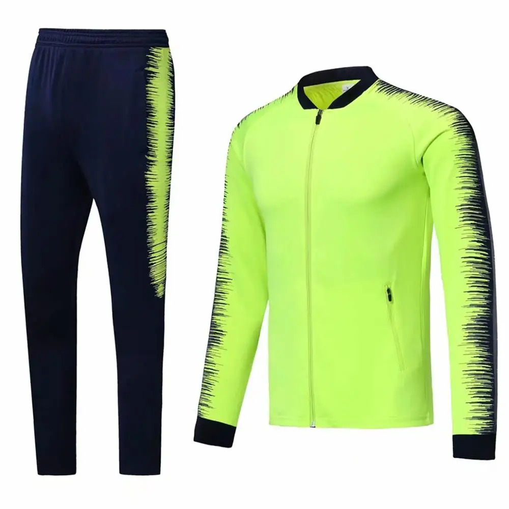 Новый взрослый Футбол Джерси костюм куртка Футбольная форма Бег взрослые