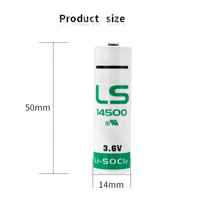Новая литиевая батарея 3,6 V для Saft LS14500 AA ER14505M аккумулятор
