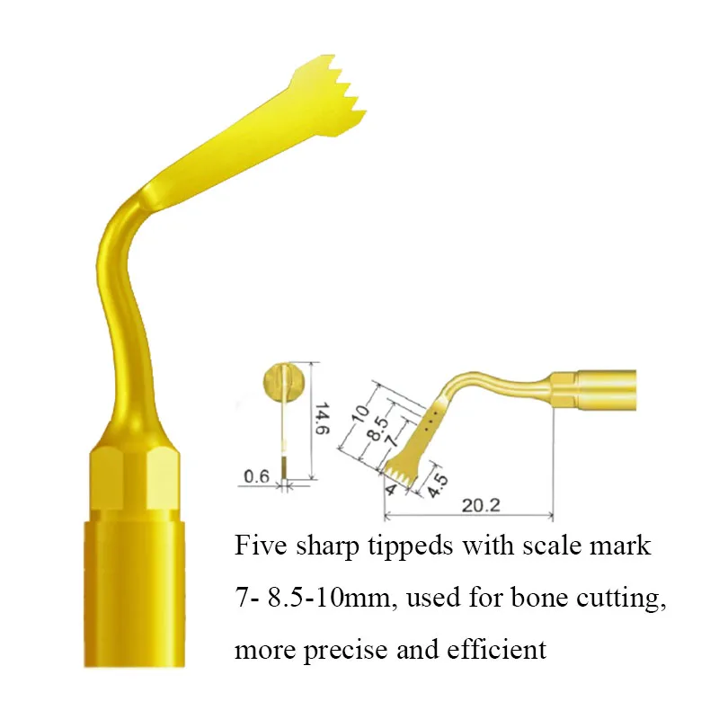 

Bone Cutting Piezo Surgery Tip For MECTRON And WOODPECKER