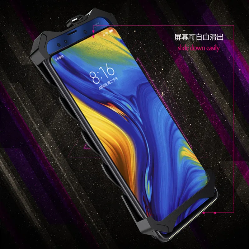 Чехол для Xiaomi mi x 3 5G, чехол-броня, авиационный алюминиевый металлический мощный чехол для Xiaomi mi x 3 5G, противоударный чехол