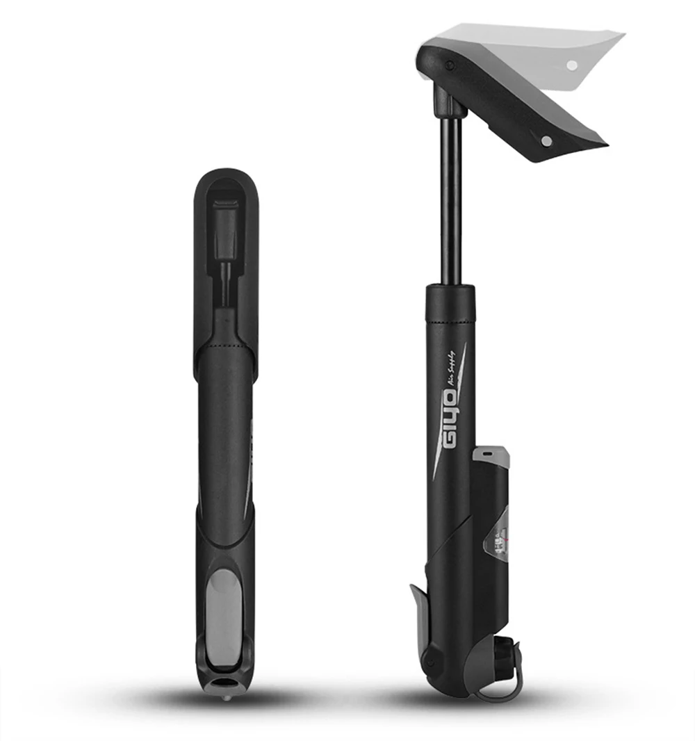 Portable Bicycle Pump Alloy Cycling Air Pump Motorcycle Tire Inflator Mini Hand Schrader Presta Valve MTB Road Bike Pump BC0280 (7)