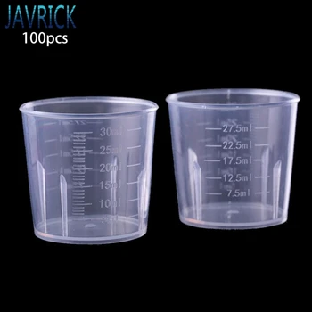 

100Pcs 30ML Epoxy Resin Plastic Measuring Cups Kit Resin Mold Jewelry Making F3MD