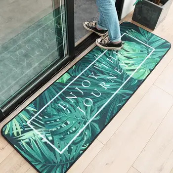 

Environmental Bathroom Mat Rainforest Pattern Kitchen Sofa Floor Floor Mat Mat Nylon Dining Room Decoration Bedroom Home
