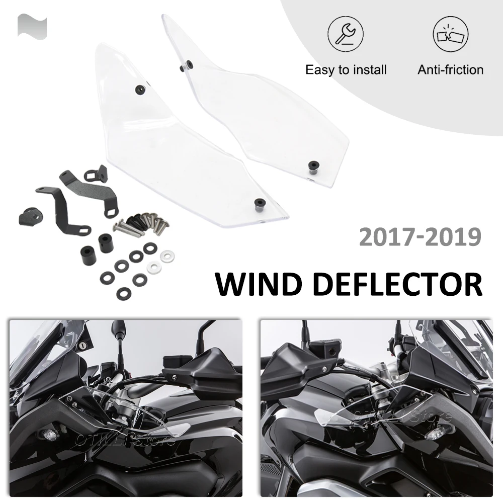 para bmw lc rallye exclusivo hp motocicleta windshield vento defletor lado handshield frente