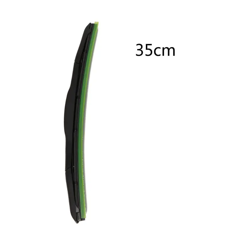 Universal U Type Car Frameless Wiper Blade Soft Rubber 14" 16" 17" 18" 19" 20" 21" 22" 24" 26" Windshield - Цвет: A