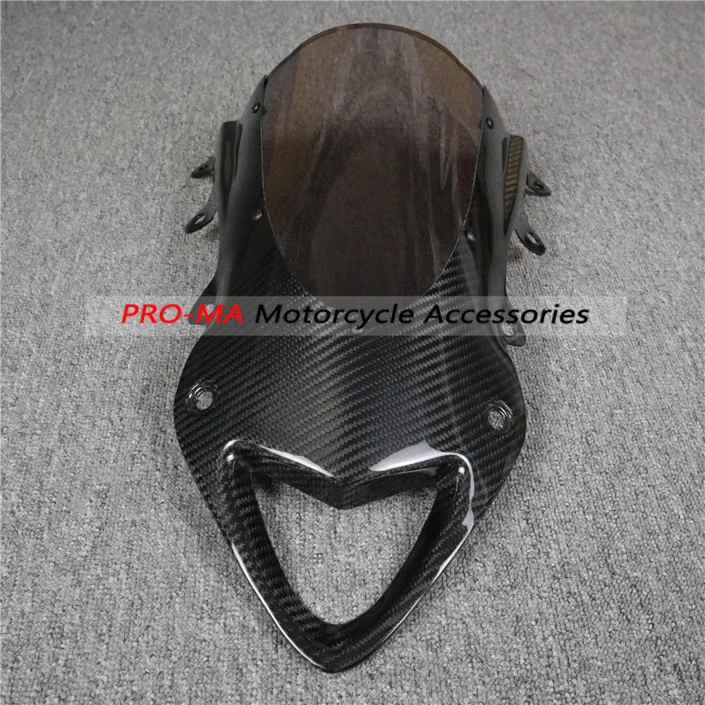 

Motorcycle Windscreen fairing in Carbon Fiber for BMW S1000RR 2009-2014 Twill glossy weave