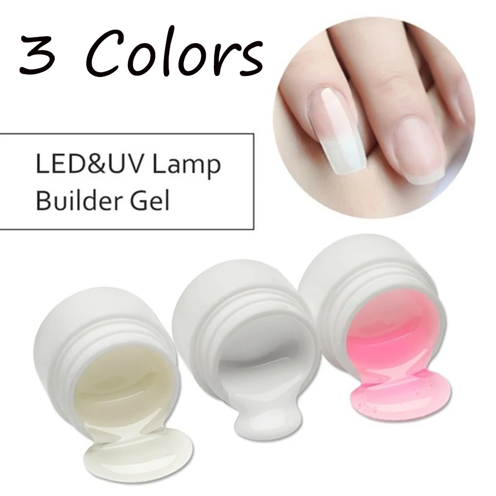 

3 Colors Acrylic Disposable Nail Gel Seal UV lasting Nail Polish Phototherapy Extension Glue Top Coat Nail Gel Seal Glue