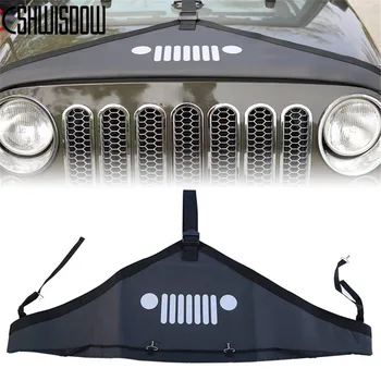 

Black Hood Cover Front End Bra Protector suitable For Jeep Wrangler JK Accessories 2007-2017 high quality