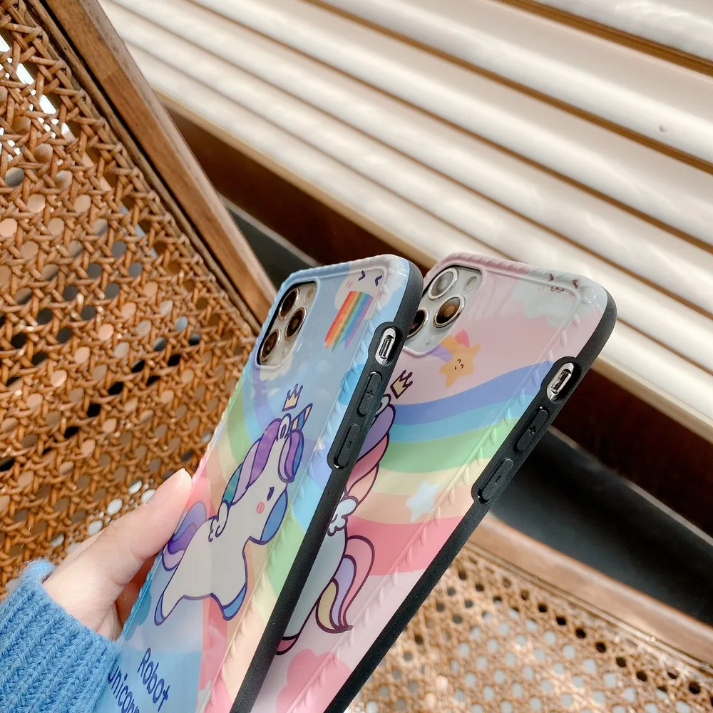Rainbow Unicorn Protective iPhone Cases