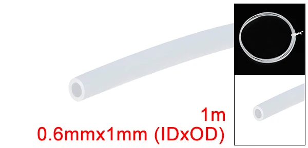 Uxcell 1 шт. PTFE трубопровод труба для 3d принтера RepRap росток коссель Высокая Смазывающая способность антипригарная электрическая свойства