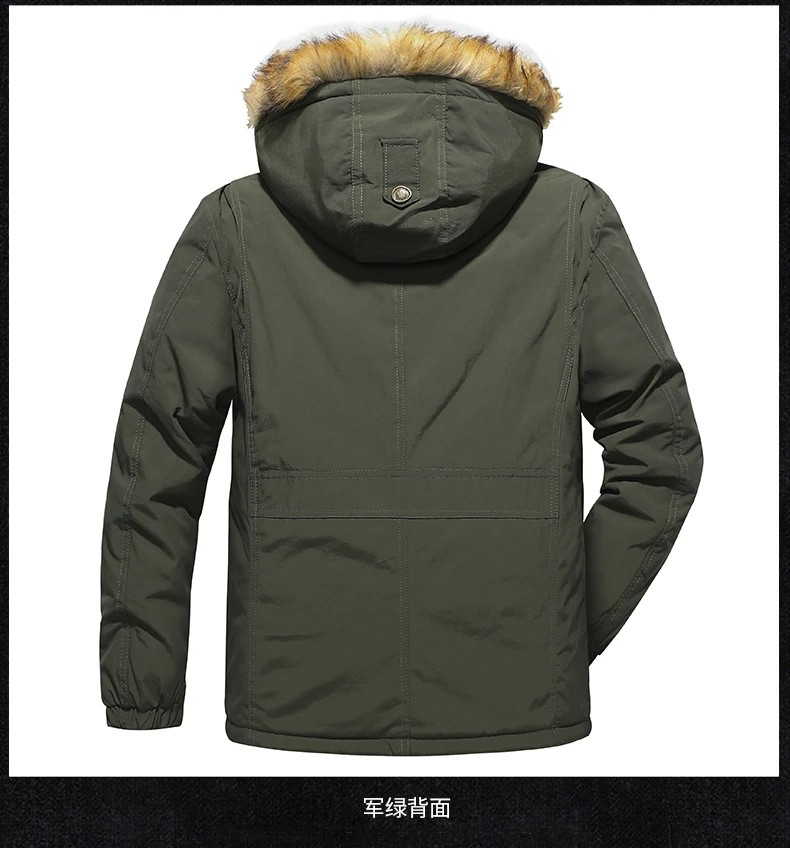 long parka 2022   Winter Thick Men's Padded  Jacket Men MJ18-715 warm winter coats