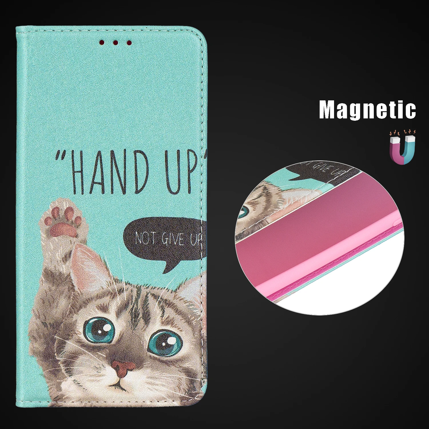 Lovely Leather Case For Xiaomi Mi 10T Lite Pro Cute Cartoon Painting Magnet Flip Book Case Cover Coque For Poco X3 NFC M3 M2 Pro xiaomi leather case cosmos blue