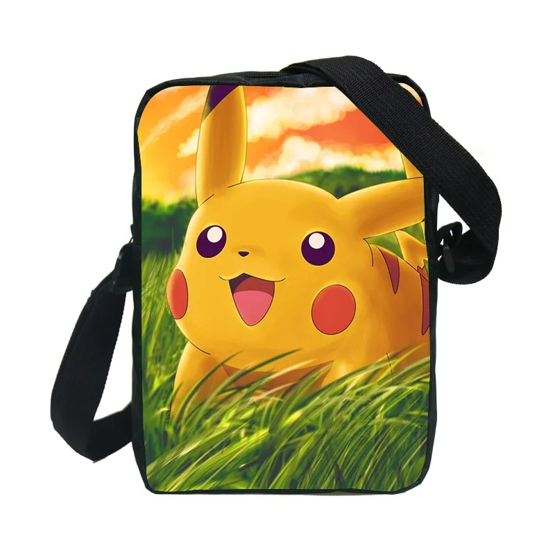 

Pokemon Pikachu Mewtw Crossbody bag Kids Bags Anime Beautiful Shoulder Bag Children Boys Girls Daily Crossbody bag for Teens