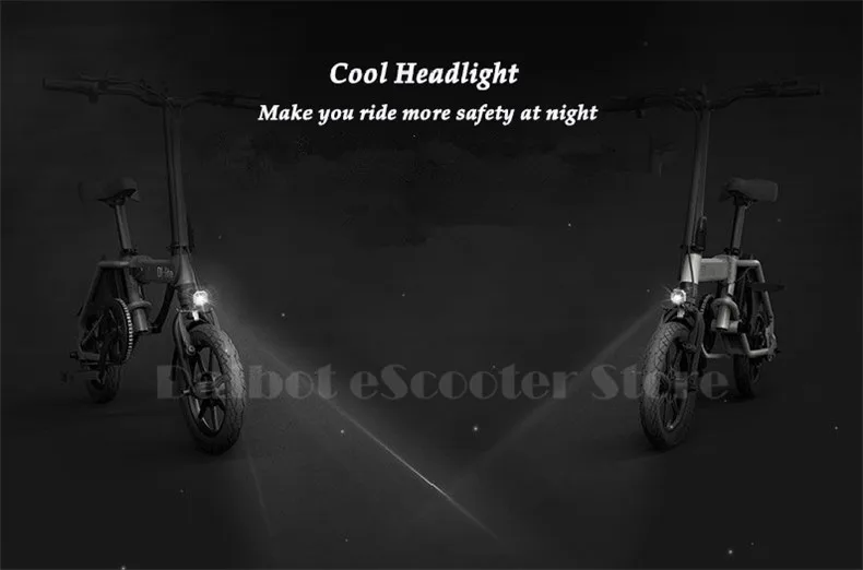 Best Daibot Portable Electric Bike 14 Inch Two Wheel Electric Scooter Three Cycling Mode 300W 48V Folding Electric Bicycle For Adult 23