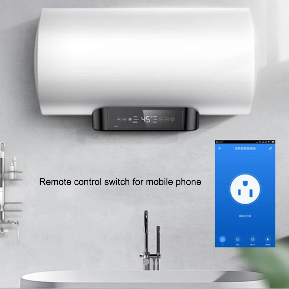 Смарт Wi-Fi адаптер 10A Дистанционное Голосовое управление Мощность монитор розетка Функция синхронизации с Google Home Alexa