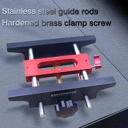 2-in-1 Mortise Tenon Jig Pocket Hole Drilling Punch Locator Self Center Dowel Guide Doweling Drill Set Woodworking Tools