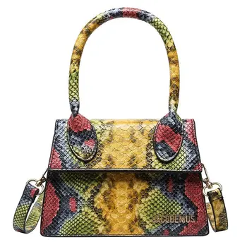 

Snake pattern handbags 2020 new messenger bag European and American retro wild trend ladies simple fashion handbags