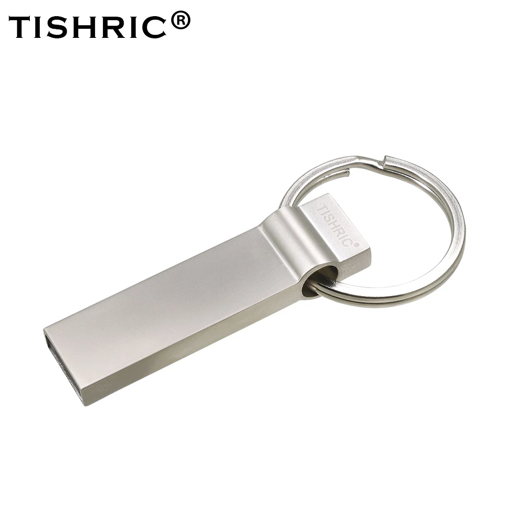 TISHRIC, металлический Usb флеш-накопитель, Usb ключ, ручка-накопитель, 128 ГБ, 64 ГБ, 32 ГБ, 16 ГБ, 8 ГБ, флеш-память, переносной usb-накопитель, usb флеш-накопитель, Портативная память - Цвет: TSR630-White