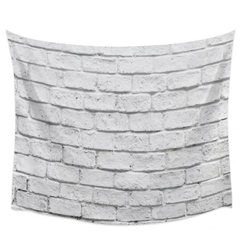 

White Shabby Brick Wall Wall Tapestry Home Decoration Wall Hanging for Bedroom Living Room
