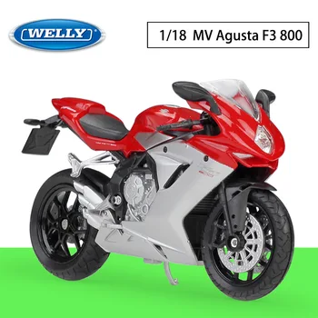 

1:18 WELLY Motorcycle MV Agusta F3 800 Metal Diecast Alloy Model Toys Gift