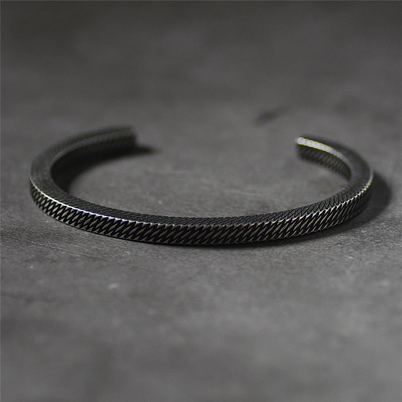 Titanium Steel Cuff Bracelets | Titanium Steel Mens Bracelet