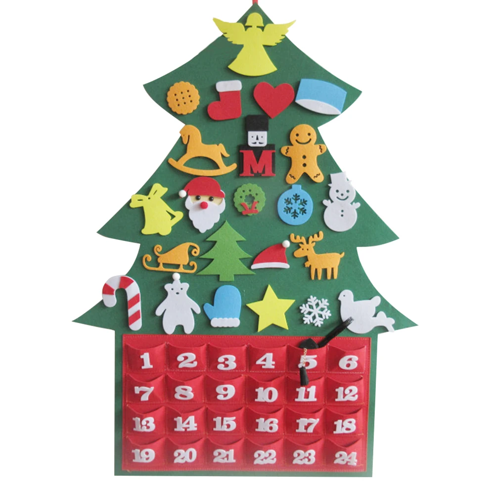 

Non Woven Fabric Christmas Children Lovely Holiday Felt Cartoon Ornament DIY Party Tree Decoration Home Festival Gift