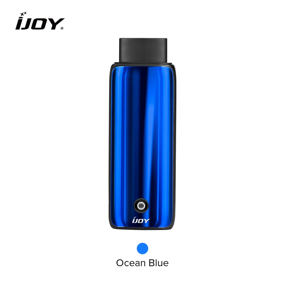 Ocean Blue Новейший Ijoy комплект Neptune 650 мАч аккумулятор 1,8 мл pod картридж vape ручка Максимальная мощность 12 Вт электронная сигарета 1,2 Ом катушка испаритель - Цвет: Ocean Blue